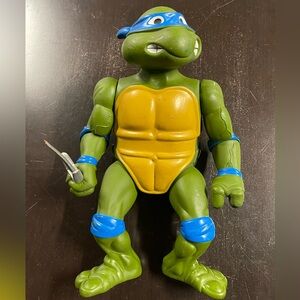 1989 Mirage Studios Ninja Turtle Green and Blue Action Figure